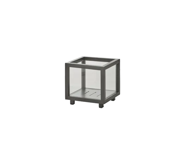 Cane-Line Lightbox lille lanterne lava grey