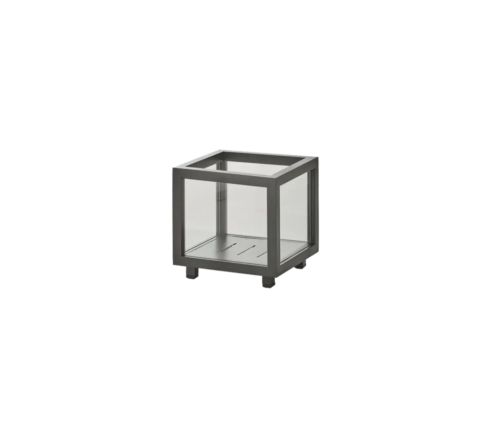 Cane-Line Lightbox lille lanterne lava grey