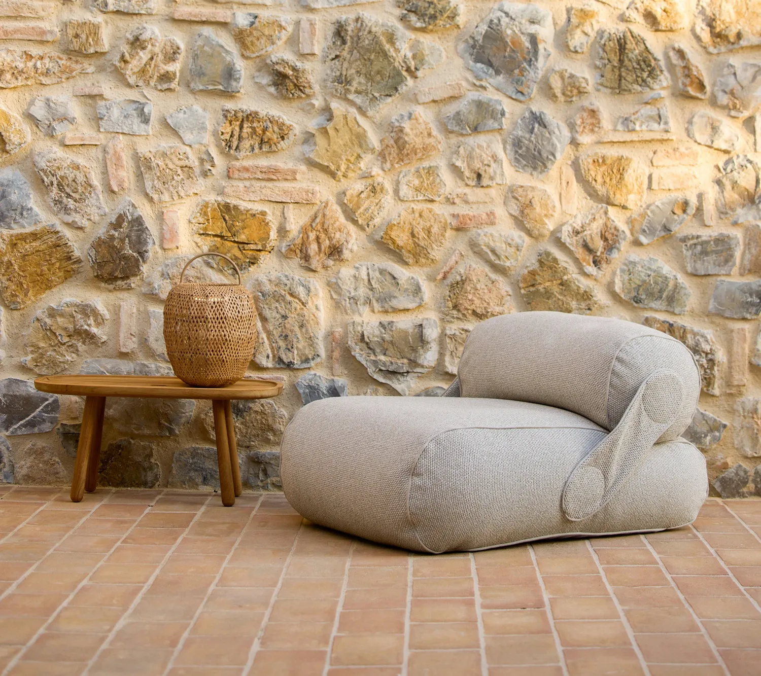Cane-Line Unite loungestol turmeric Rise QuickDry