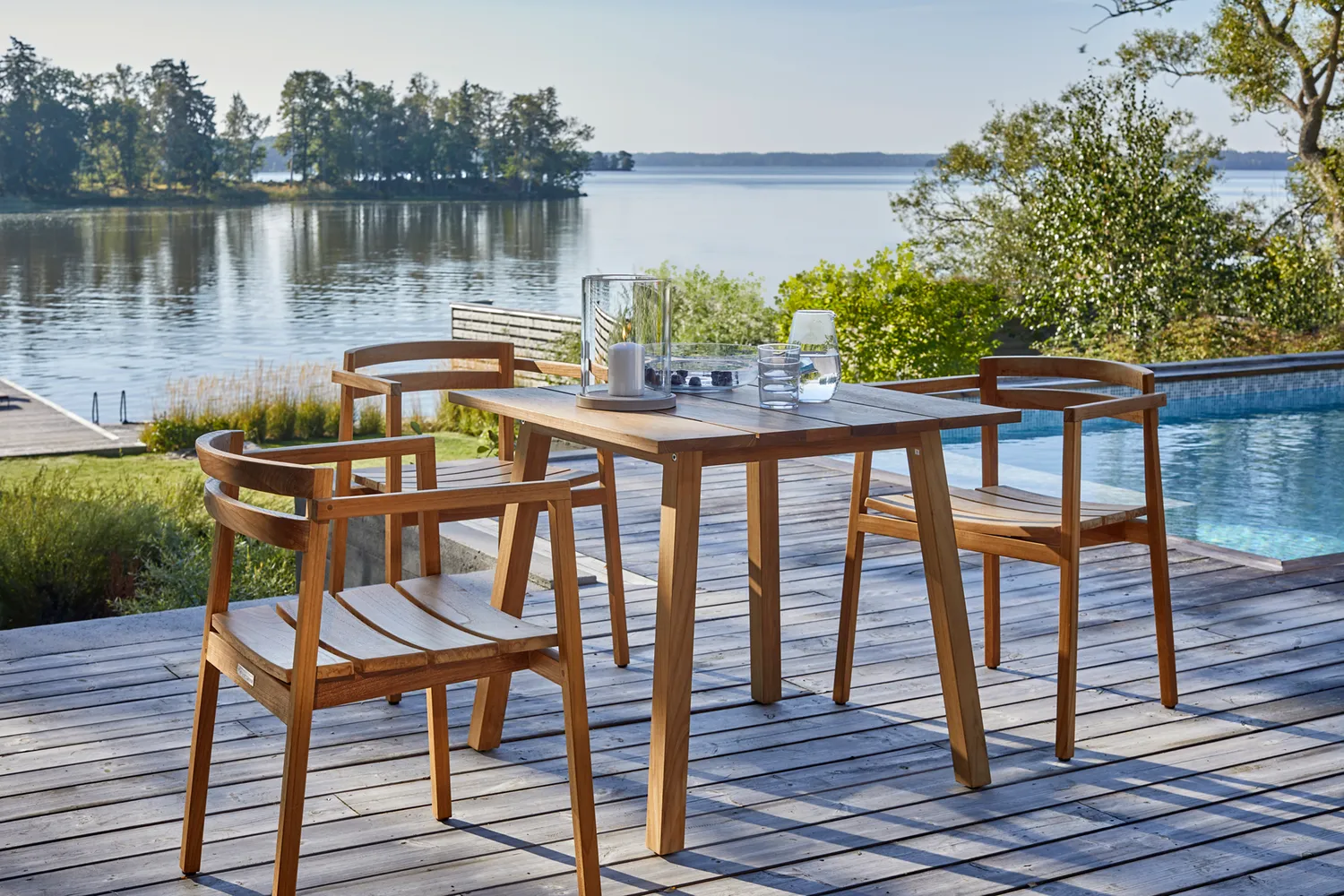 Skargaarden Oxnö havebord udtræksbord