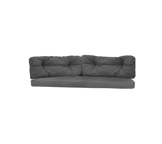 Cane-line Ocean stor 3-personers sofa hyndesæt White Grey QuickDry