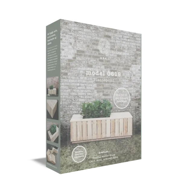 ARKI kit Model 0619 planteplint byggesæt med planter