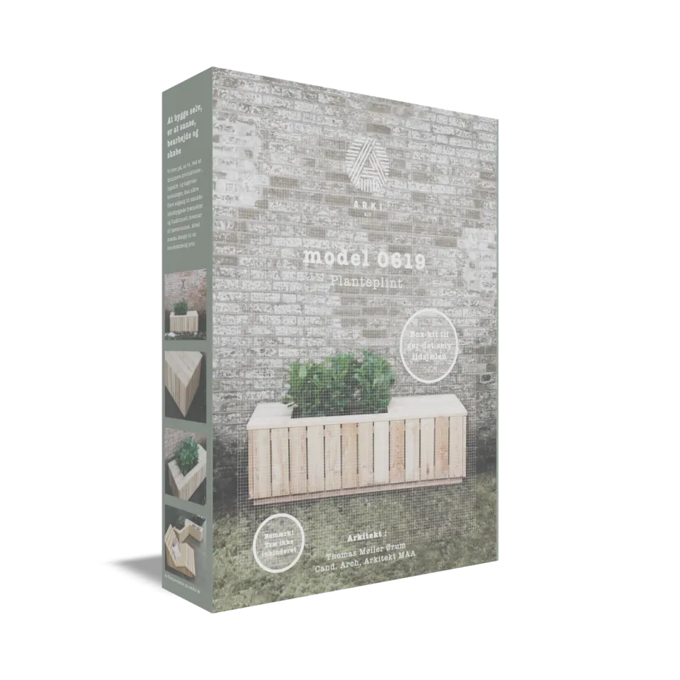 ARKI kit Model 0619 planteplint byggesæt med planter
