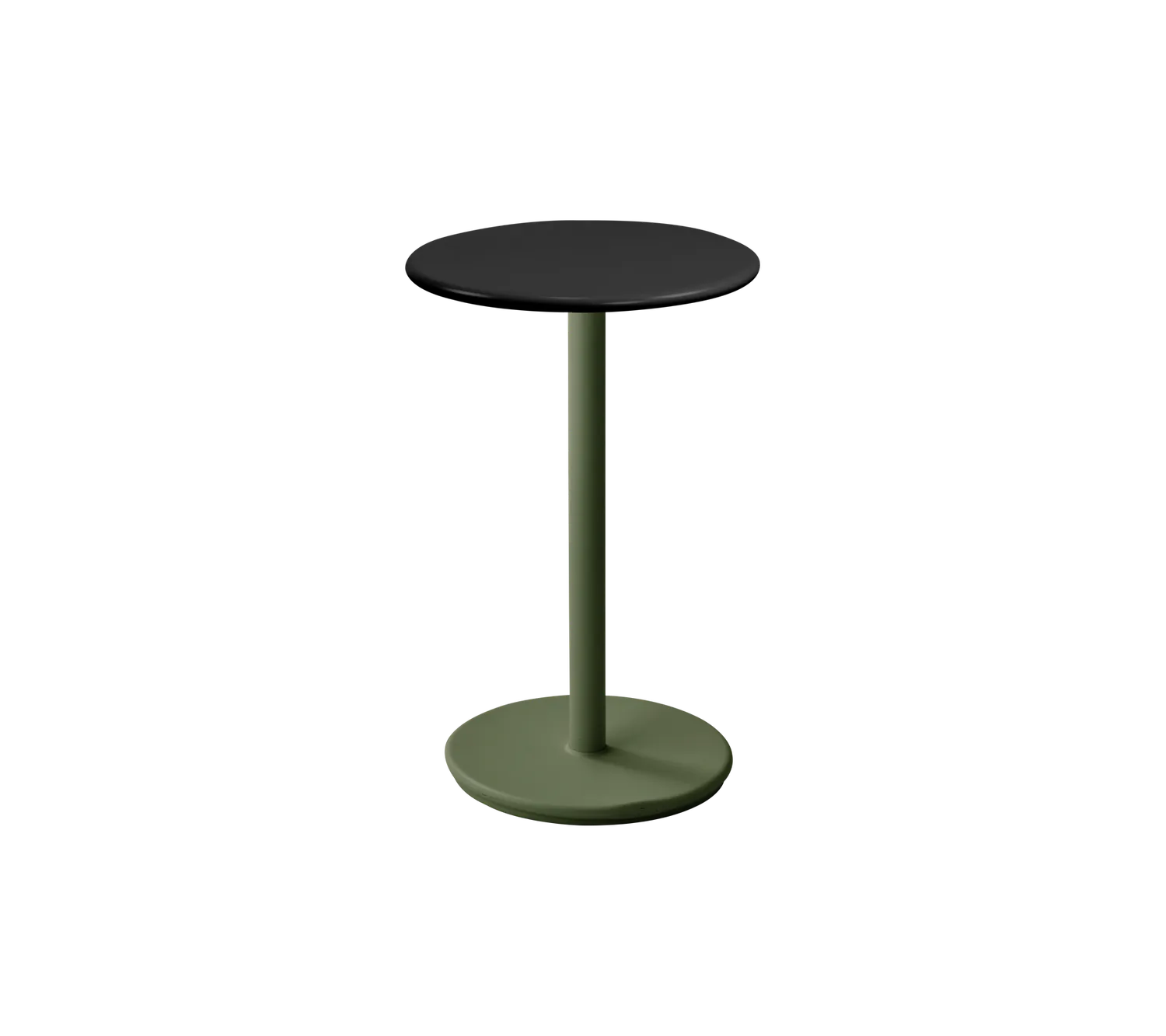 Cane-Line Go cafébord 45 cm dark green aluminium