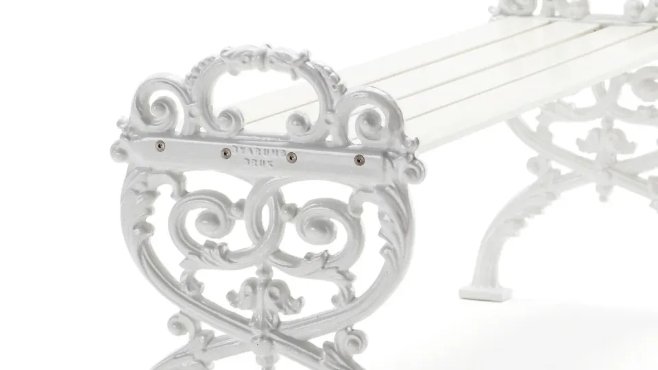 Byarums bruk Classic gavl til bænk natur aluminium