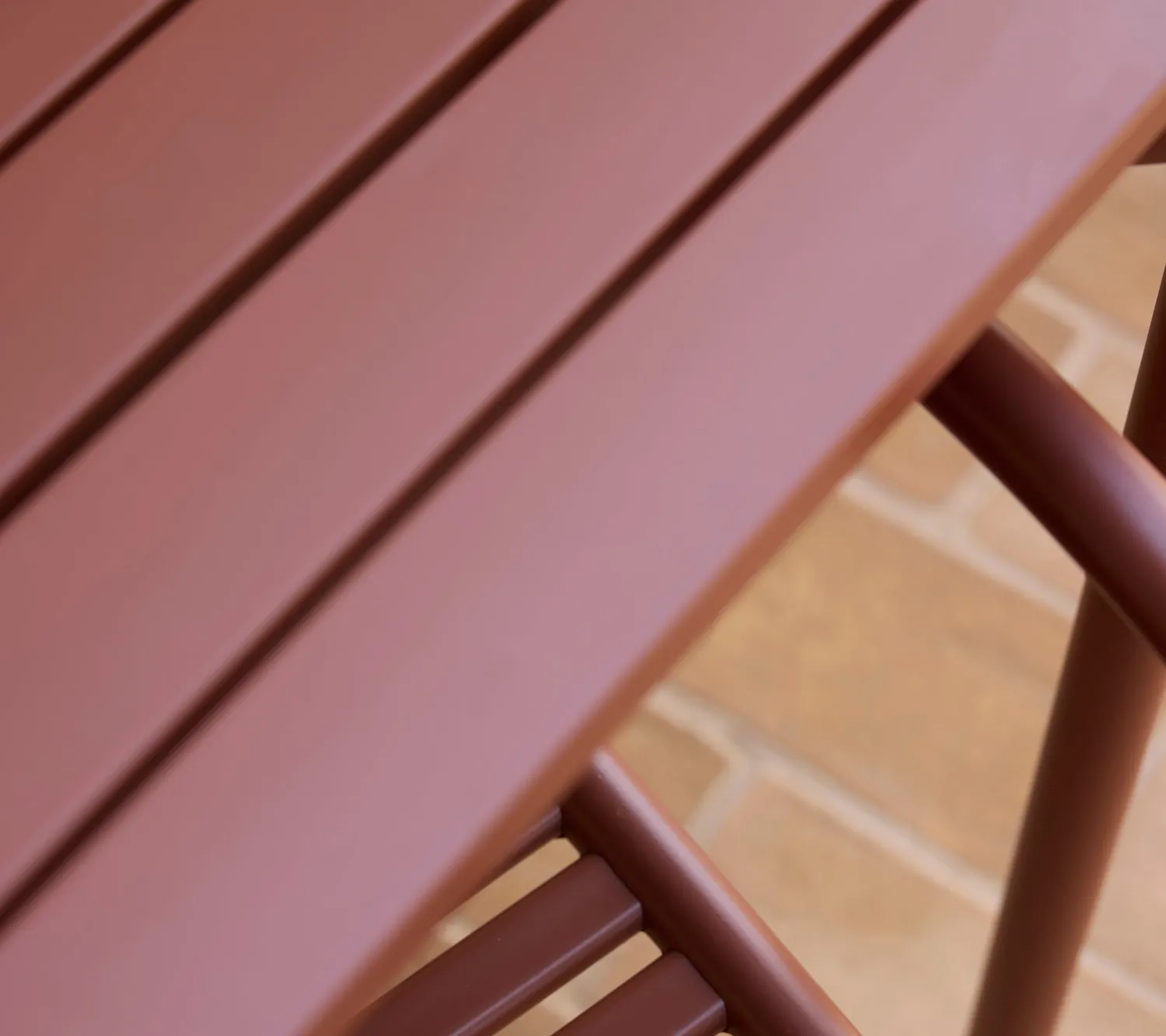 Cane-Line Bliss spisebord 80x80 cm sand aluminium