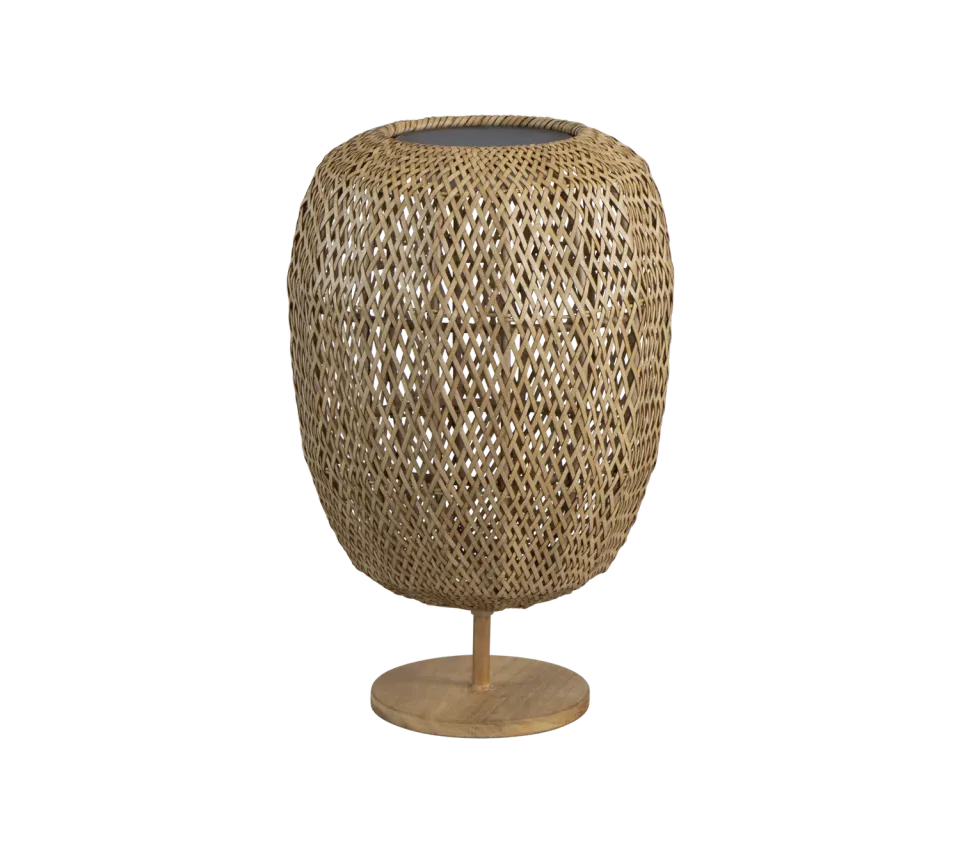 Cane-Line Illusion Glow bordlampe Natural Solar LED