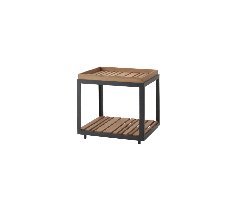 Cane-Line Level sofabord lille lava grey teak