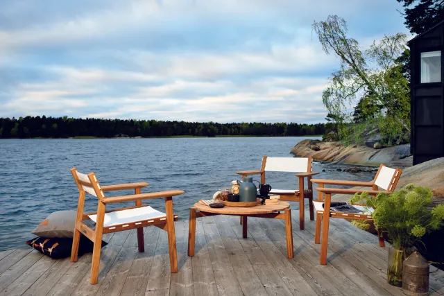 Skargaarden Djurö Large loungebord stor i teak