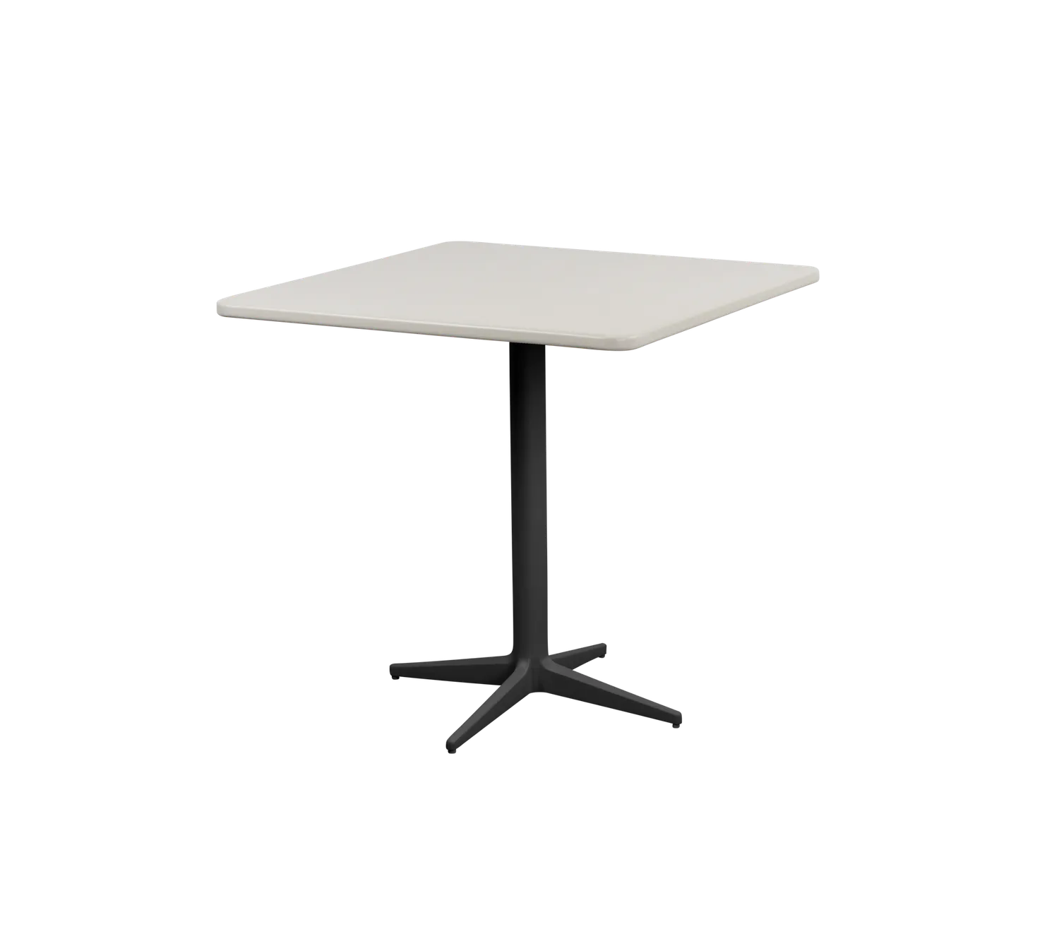 Cane-Line Drop cafébord 75x75 cm lava grey aluminium