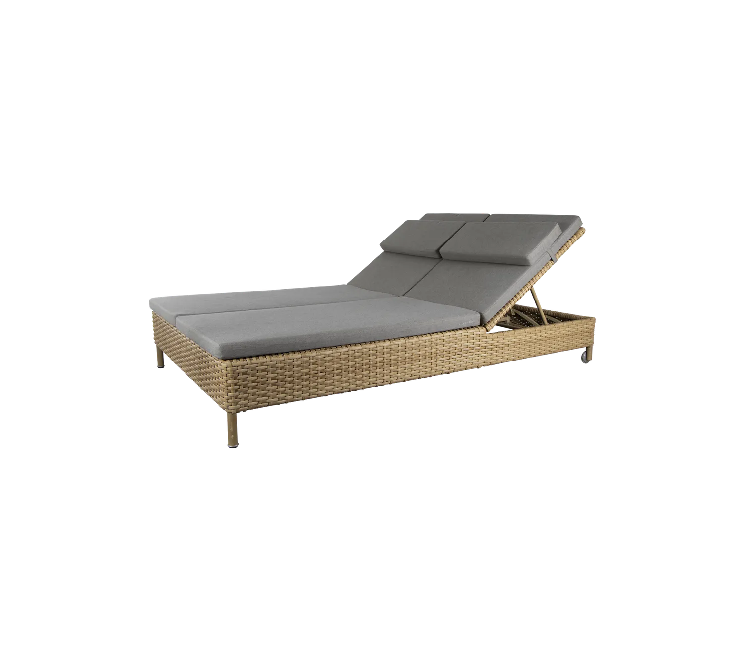 Cane-Line Rest dobbelt solvognshynde taupe quickdry