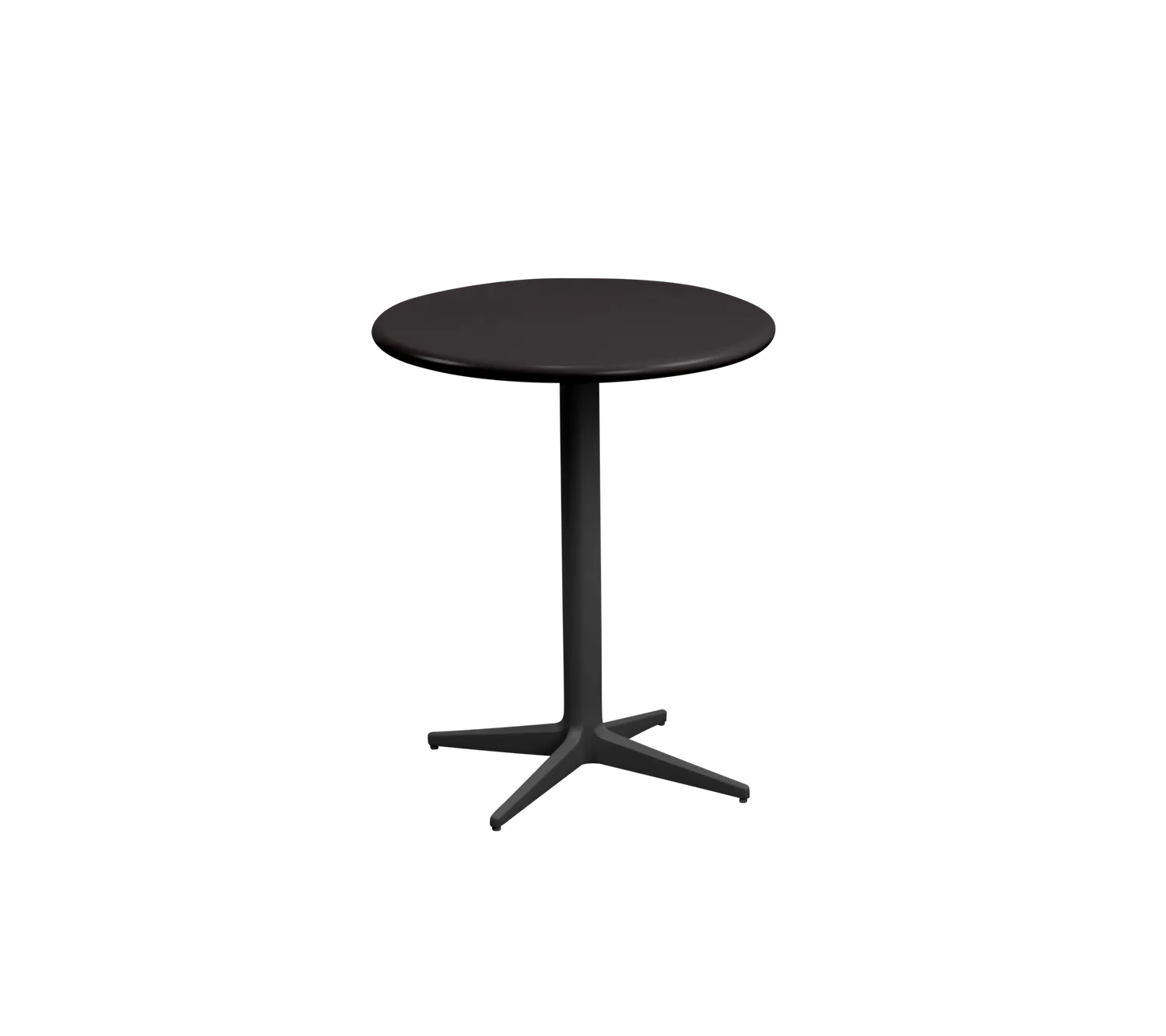 Cane-Line Drop cafébord Ø45 lava grey aluminium