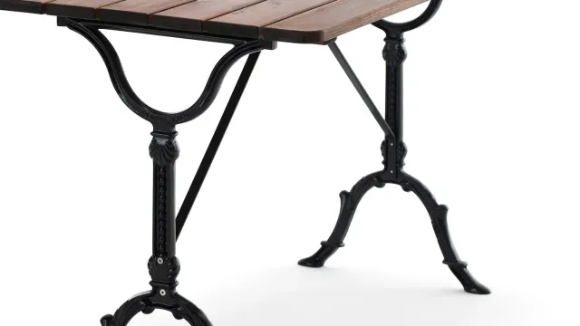 Byarums bruk Classic stag rå aluminium havebord