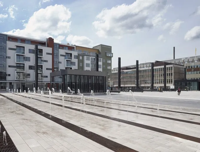 GH Form Campus Straight linjeafvandingsrist støbejern