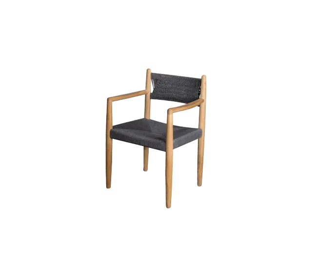 Cane-Line Royal spisebordsstol teak mørkegrå