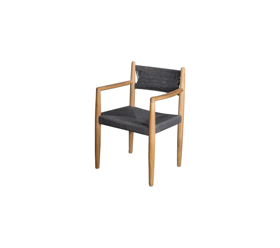 Cane-Line Royal spisebordsstol teak mørkegrå