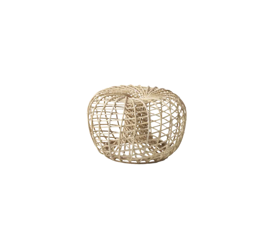 Cane-line Nest lille sofabord natural rattan med glas