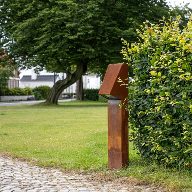 GH Form Moai pullertlampe støbejern LED E2