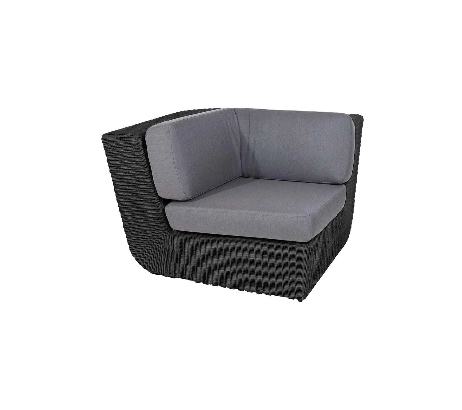 Cane-Line Savannah hyndesæt hjørnemodul grey QuickDry