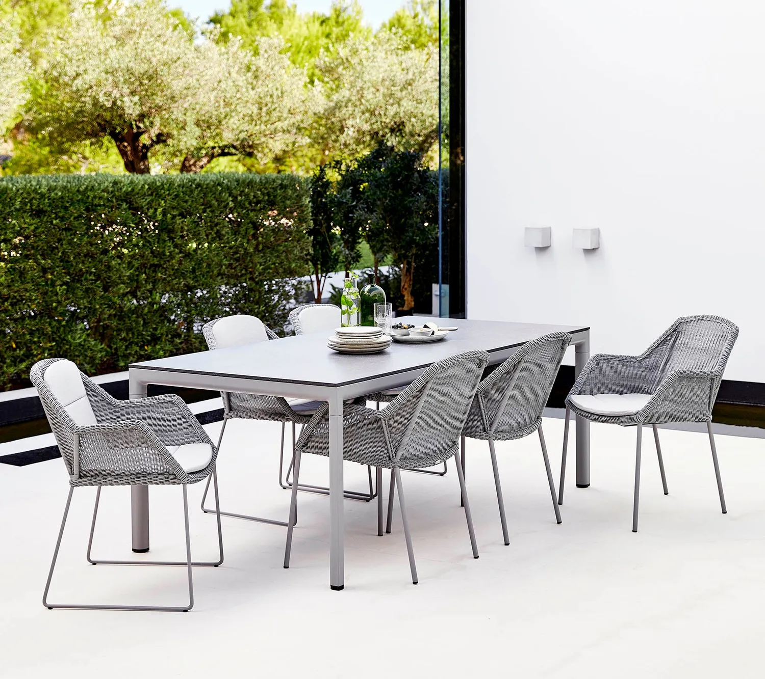 Cane-Line Breeze stol black sand stabelbar