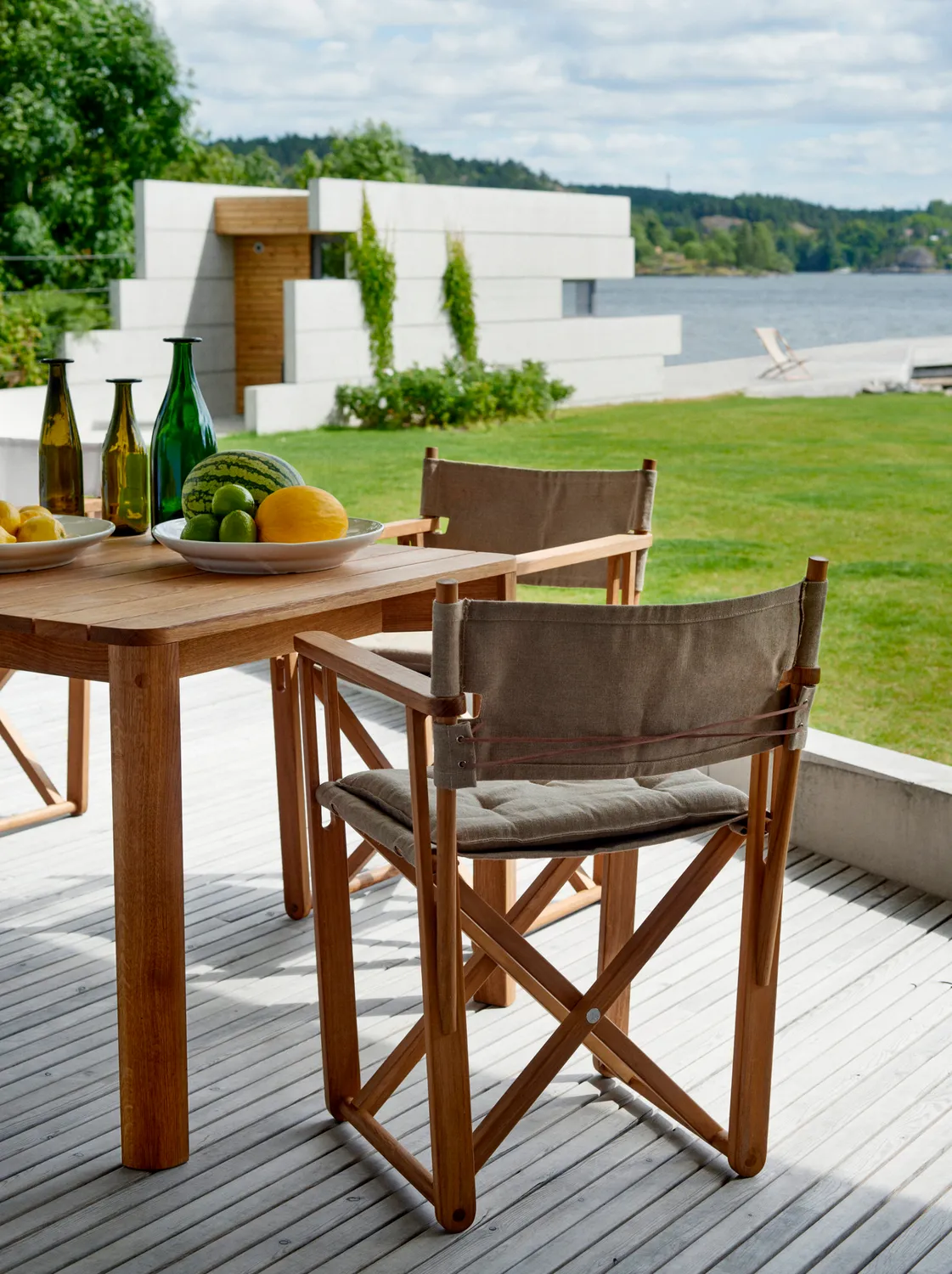 Skargaarden Korsö dining table spisebord teak med udtræk