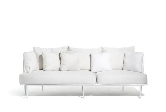 Skargaarden Saltö sofa lys gråhvid Sunbrella