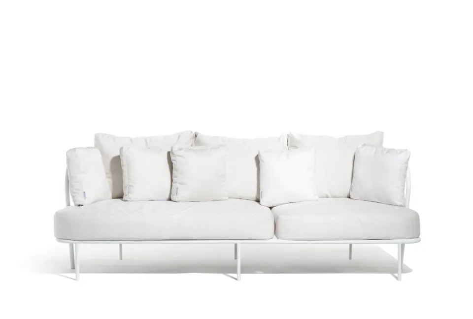 Skargaarden Saltö sofa lys gråhvid Sunbrella