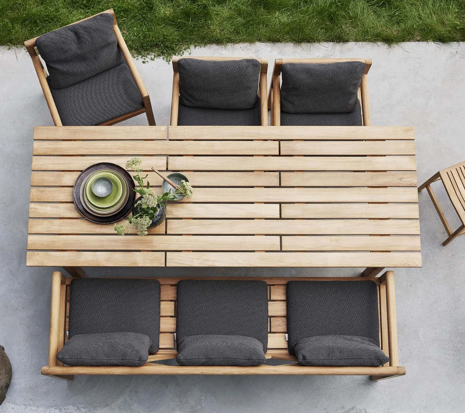 Cane-Line Grace Chair havestol teak uden hynde