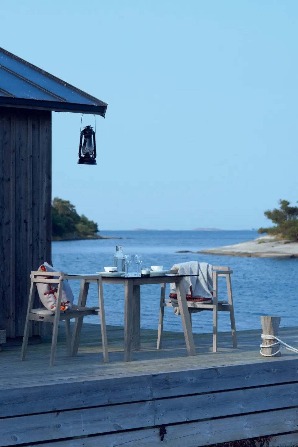 Skargaarden Oxnö havebord udtræksbord