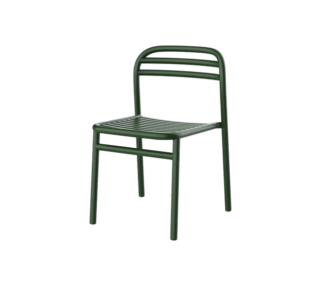 Cane-Line Bliss stol dark green aluminium stabelbar