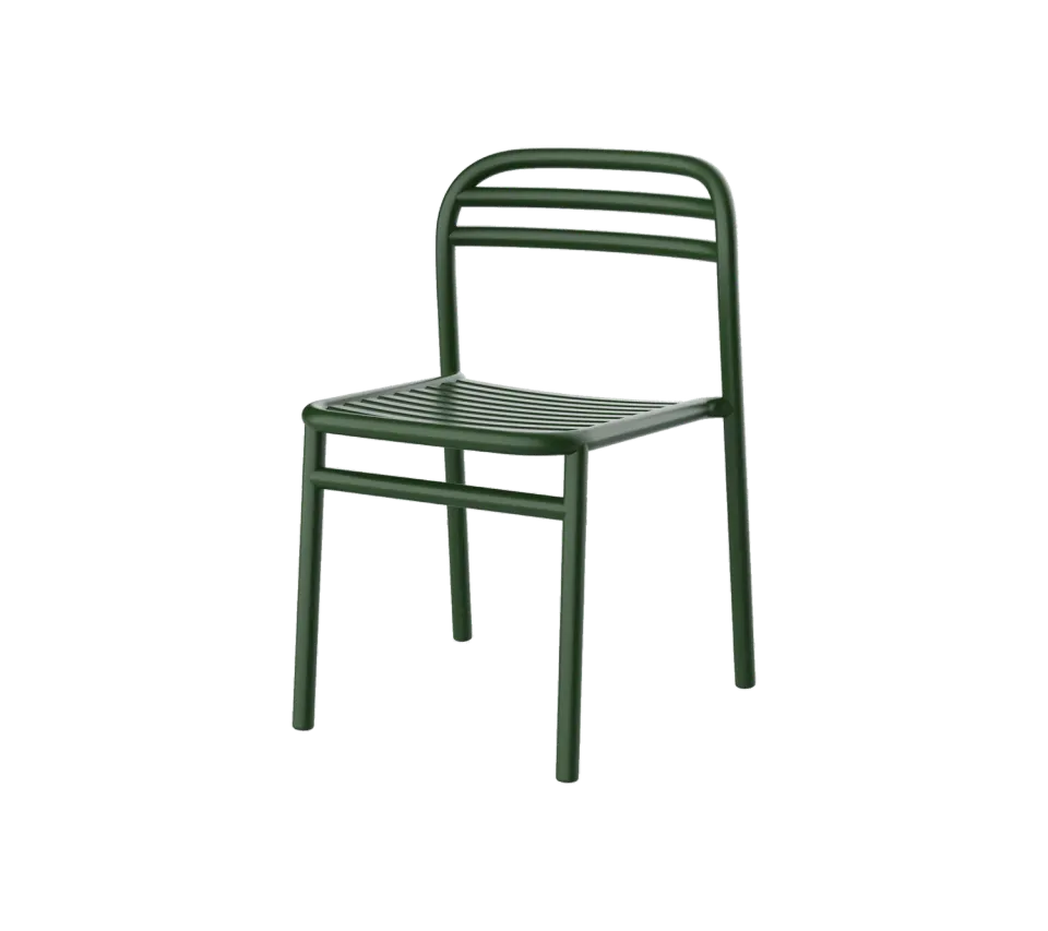 Cane-Line Bliss stol dark green aluminium stabelbar