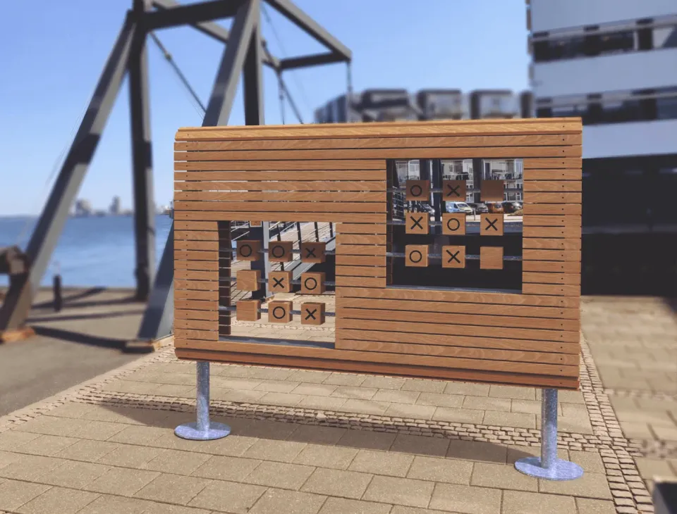 TimberNest TicTacTimber legemøbel i træ til haven
