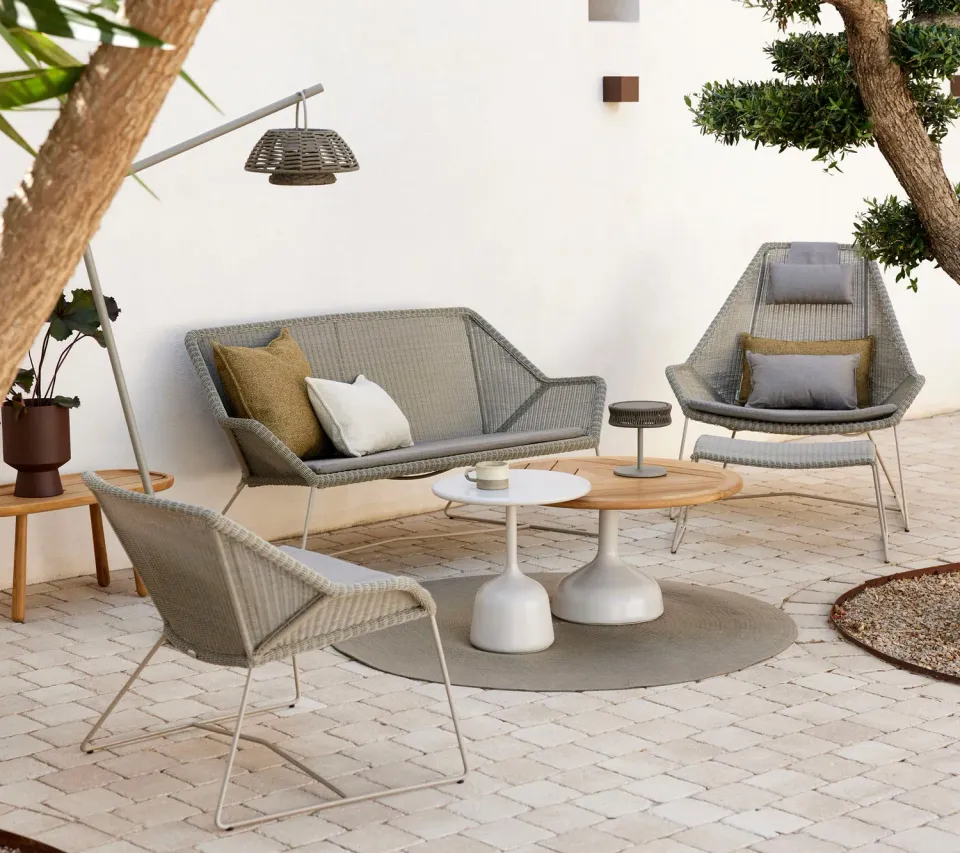 Cane-Line Breeze loungestol black weave udendørs
