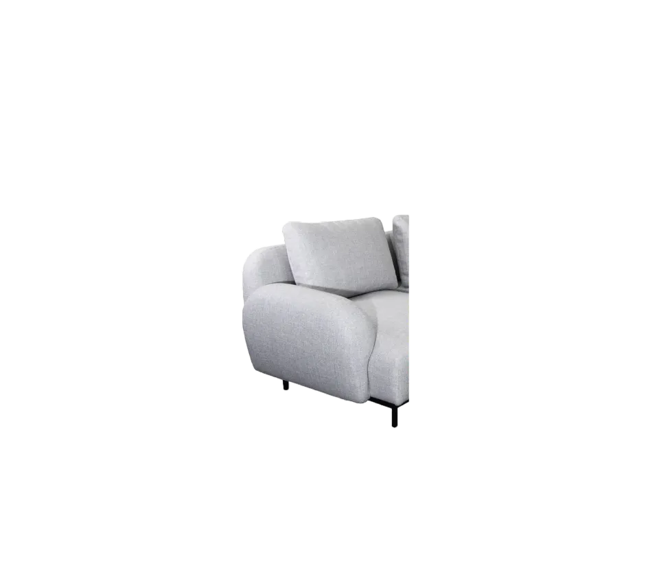 Cane-Line Aura lavt armlæn light grey ambience