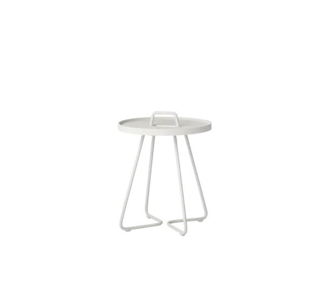 Cane-Line On-the-move mini sidebord Black aluminium