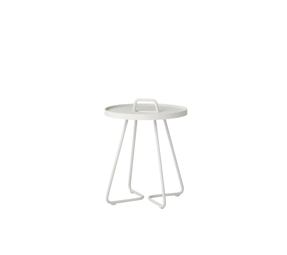 Cane-Line On-the-move mini sidebord Black aluminium