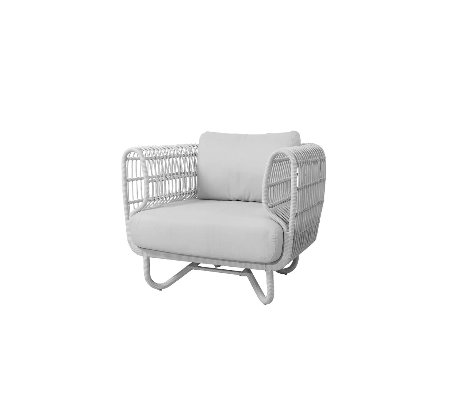 Cane-Line Nest loungestol White QuickDry vejrbestandig