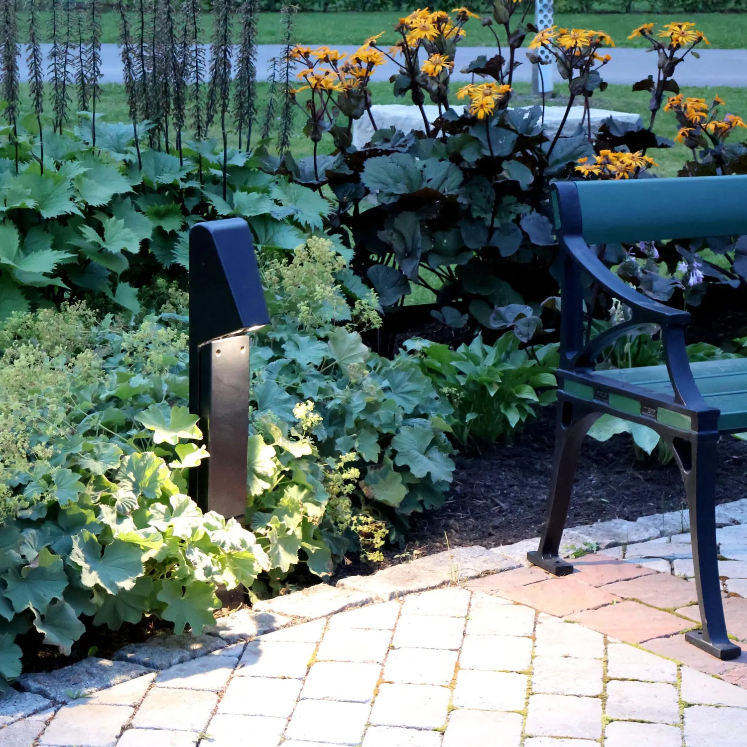 GH Form Moai pullertlampe støbejern LED E2