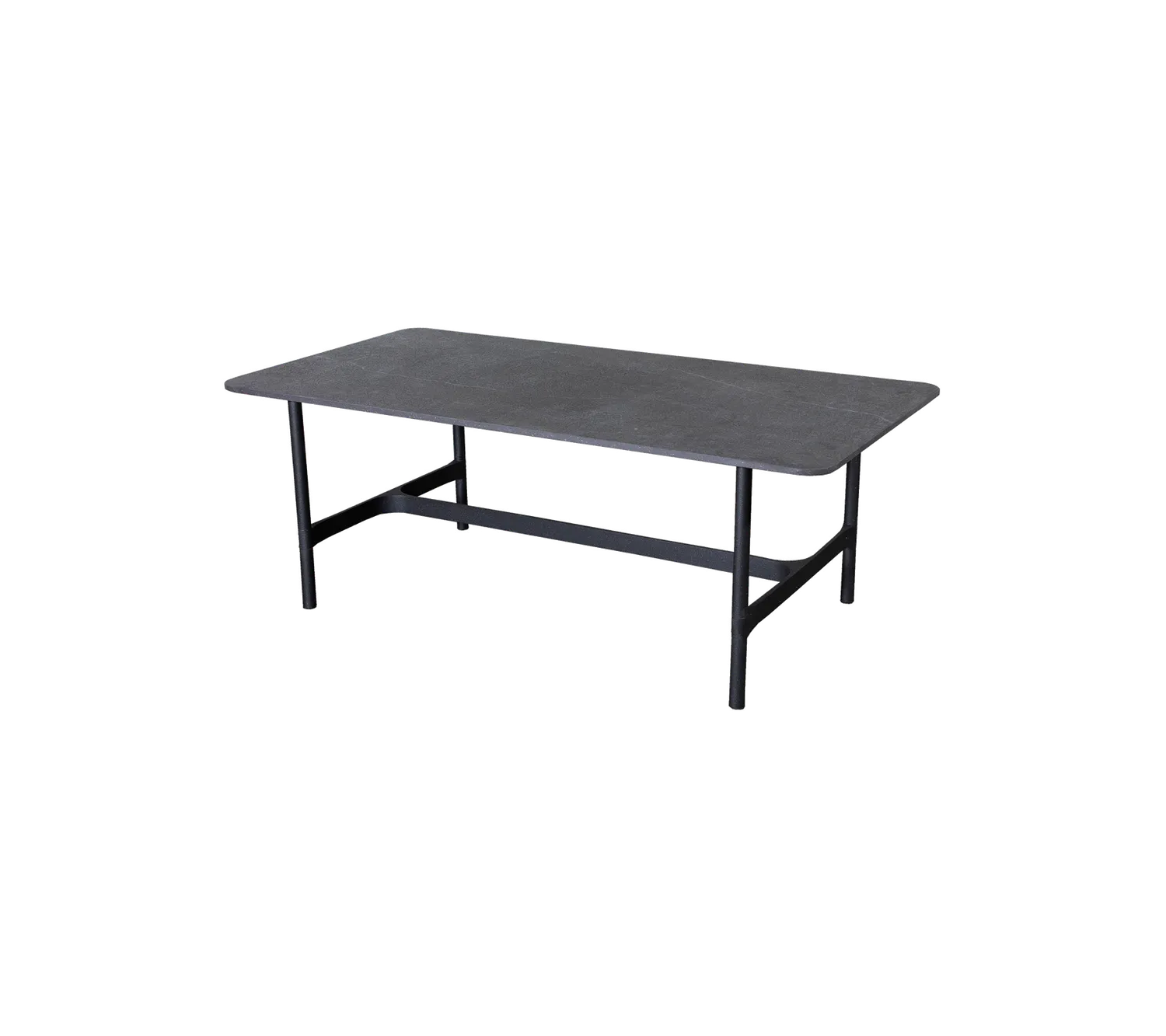 Cane-Line Twist sofabord fossil black lava grey rektangulær