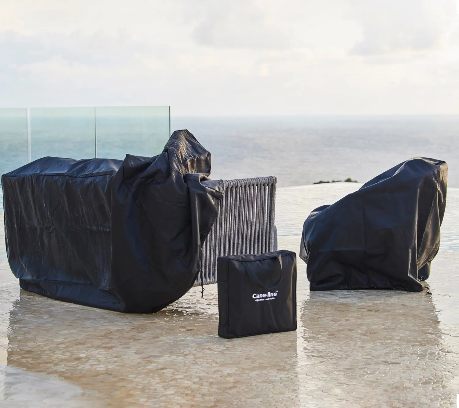 Cane-Line Cover 12 møbelcover 172x88x93 sort