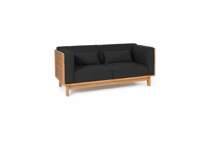 Skargaarden Skanör 2-personers sofa Natte black i teak