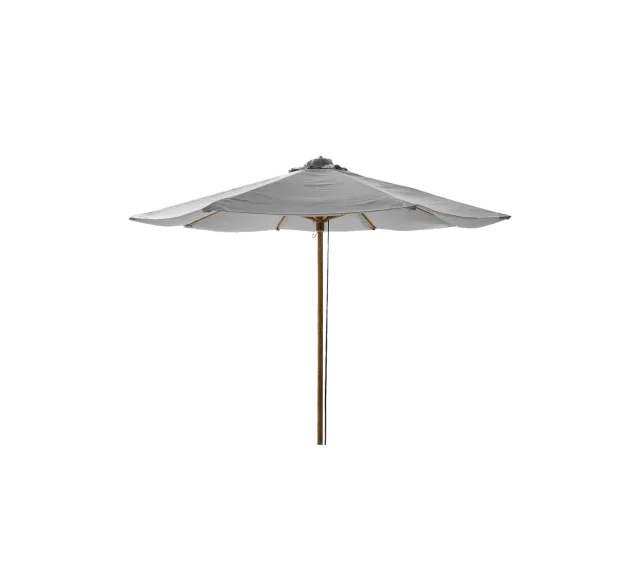 Cane-Line Classic parasol Ø3 m teak med snoretræk