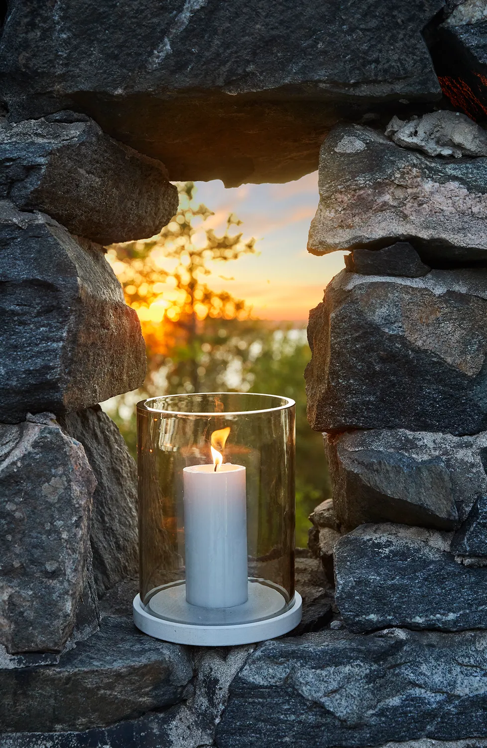 Skargaarden Möja lanterne gråt glas