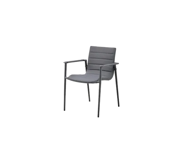 Cane-Line Core stol m/armlæn grey AirTouch