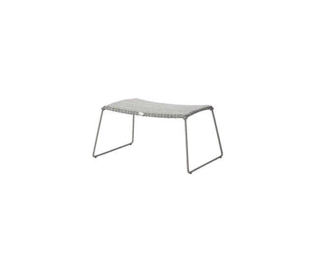Cane-Line Breeze fodskammel black small round Weave