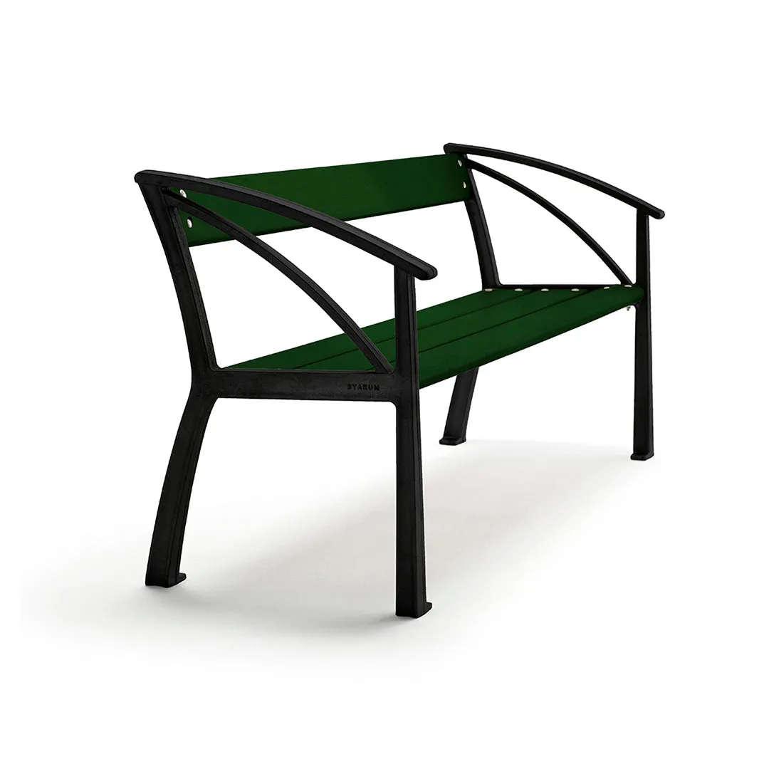 Byarums bruk Vasa sofa havebænk grøn
