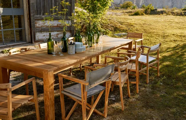 Skargaarden Oxnö havebord teak klassisk uderum