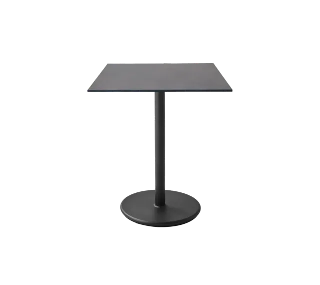 Cane-Line Go cafébord 75x75 cm lava grey aluminium