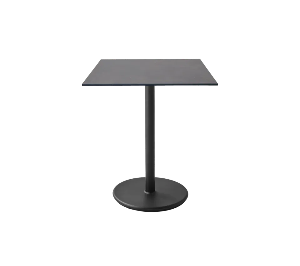 Cane-Line Go cafébord 75x75 cm lava grey aluminium