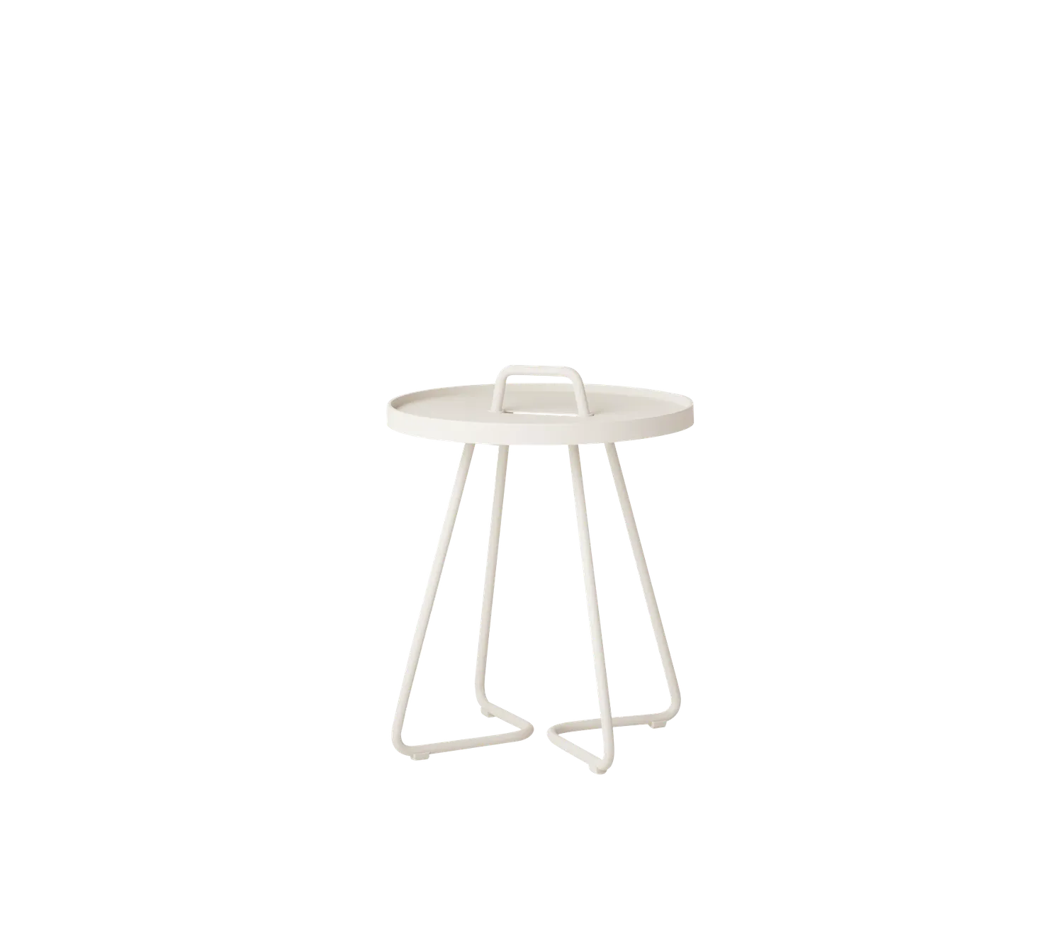 Cane-Line On-the-move mini sidebord Black aluminium